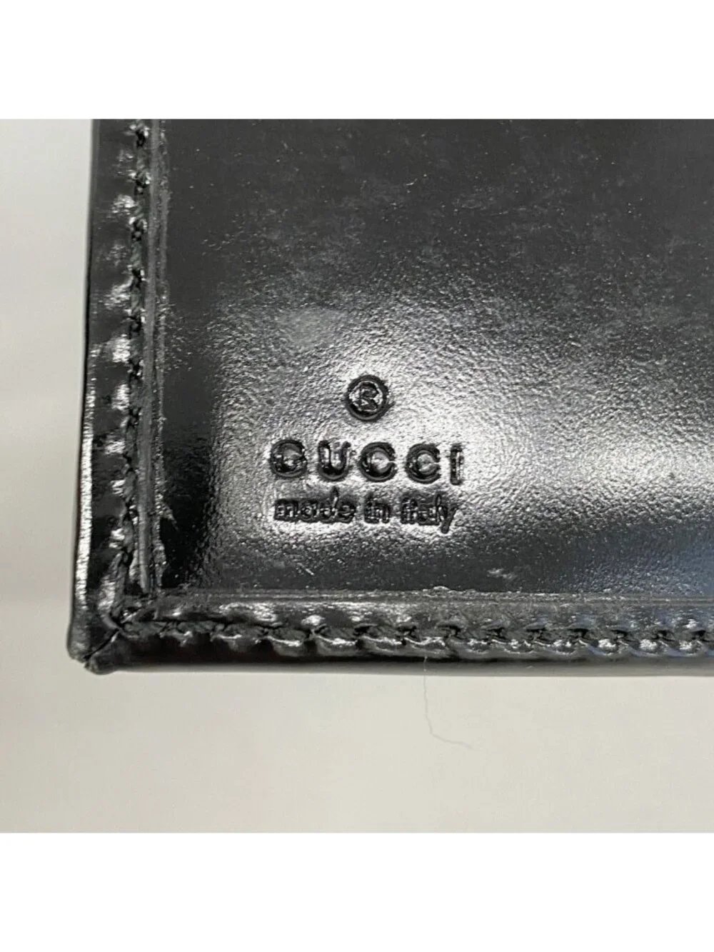 ★SOLD★ Gucci Wallet GG Supreme Black Silver - Picture 4 of 9